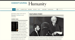 Desktop Screenshot of humanityjournal.org