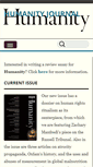 Mobile Screenshot of humanityjournal.org