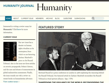 Tablet Screenshot of humanityjournal.org